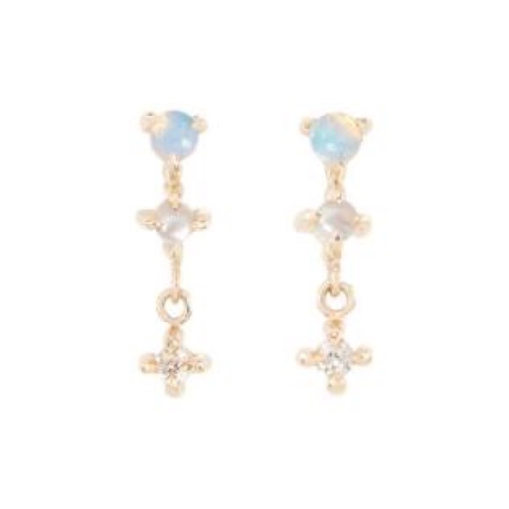 Catbird Petite Opal Spring Fairy Earring Set